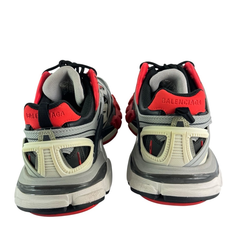 BALENCIAGA Red Gray Track 2 Mens Sneakers Marked as 6US - Picture 4 of 13